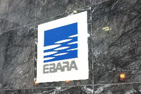Ebara signboard and logo
